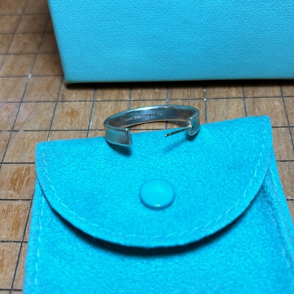 Tiffany & Co. 1837 Hoop Earring 925 Sterling Silver Single Replacement EVC 2003 - Picture 7 of 17